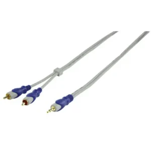 3.5mm AUX tele - 2x RCA 1m