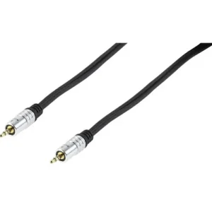3.5mm AUX tele-kabel stereo 1.5m HQ