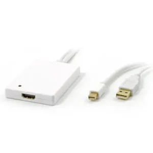 Mini-DP/USB-audio till HDMI-adapter