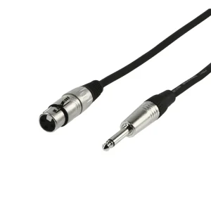 XLR hona - 6.3mm tele 2-polig 6m