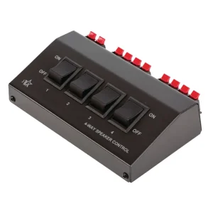 4-vägs högtalarväxel/switch