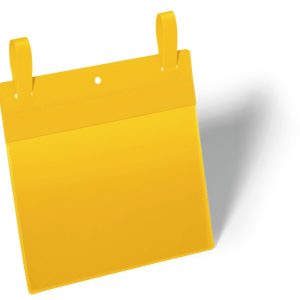 Plastficka A5L med fästband