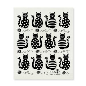 Disktrasa – Katter, Svart/Vit