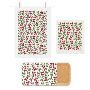 Gåvoset med Handduk, Bricka och Disktrasa – Nypon