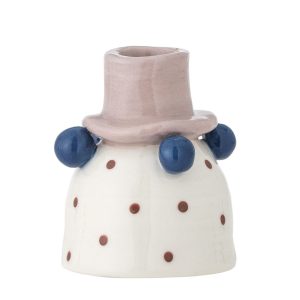 Ljusstake Bloomingville – Tacana – Prickig Rosa – 7 x 9 cm