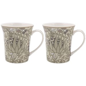 William Morris – Porslinsmugg Artichoke – 2-pack